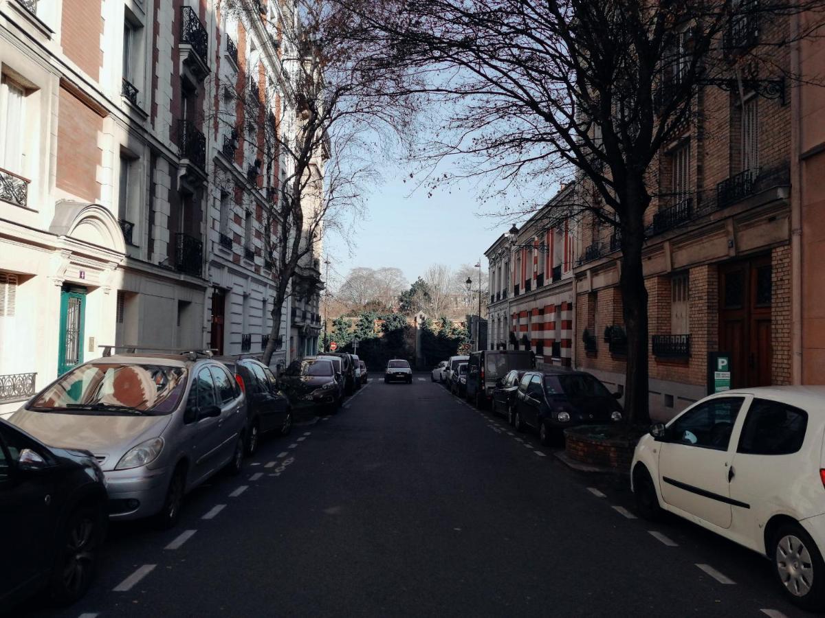 Studio dans un quartier résidentiel à Montrouge avec le métro à 2 min Esterno foto