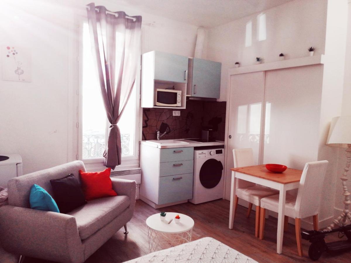 Studio dans un quartier résidentiel à Montrouge avec le métro à 2 min Esterno foto
